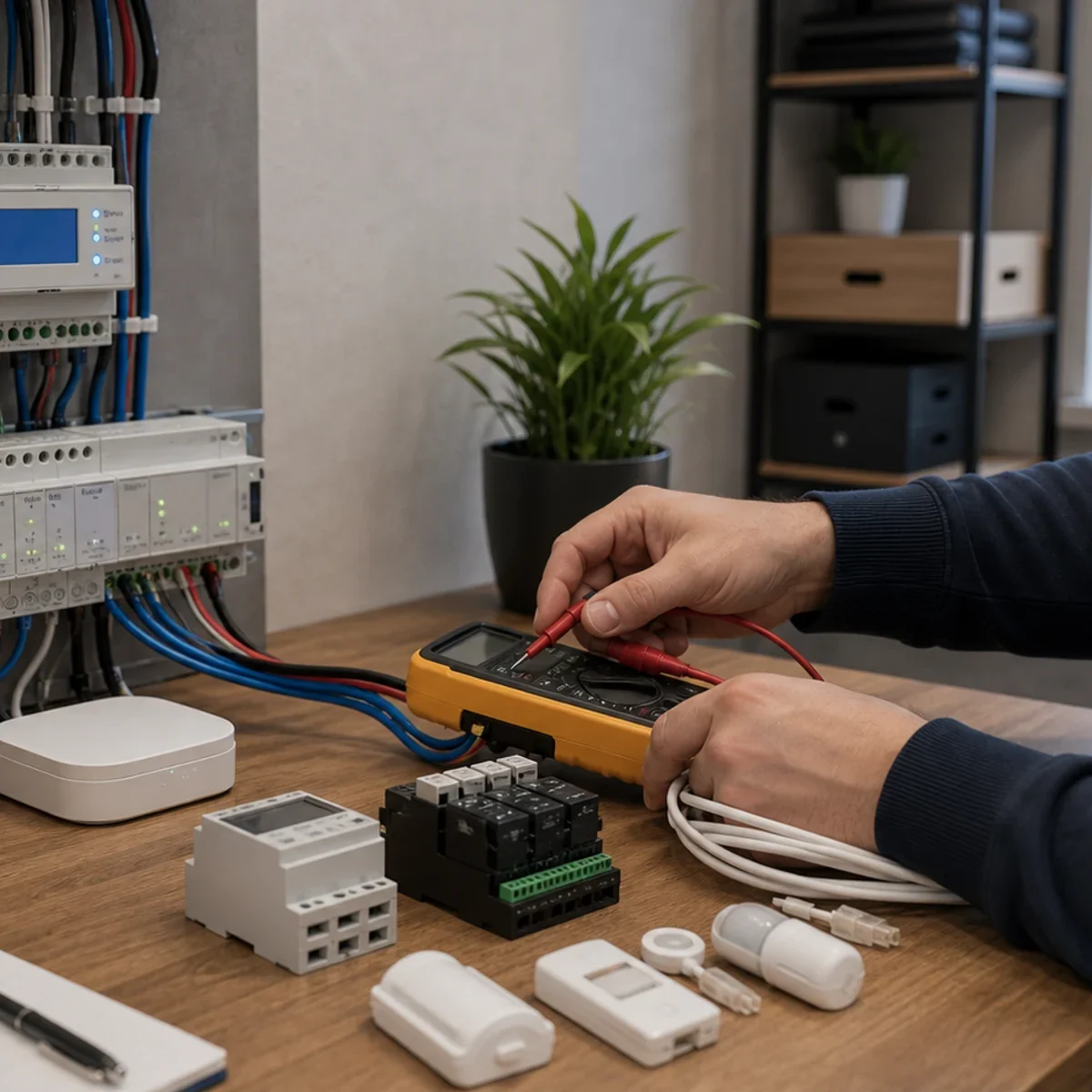 Automatyka skupiona na energii, nie na gadżetach pokazane jako realistyczna scena techniczna dla uslugi IT w Bielsku-Bialej
