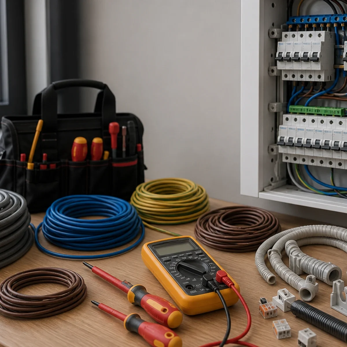 Kiedy potrzebna jest instalacja elektryczna pod IT pokazane jako realistyczna scena techniczna dla uslugi IT w Bielsku-Bialej